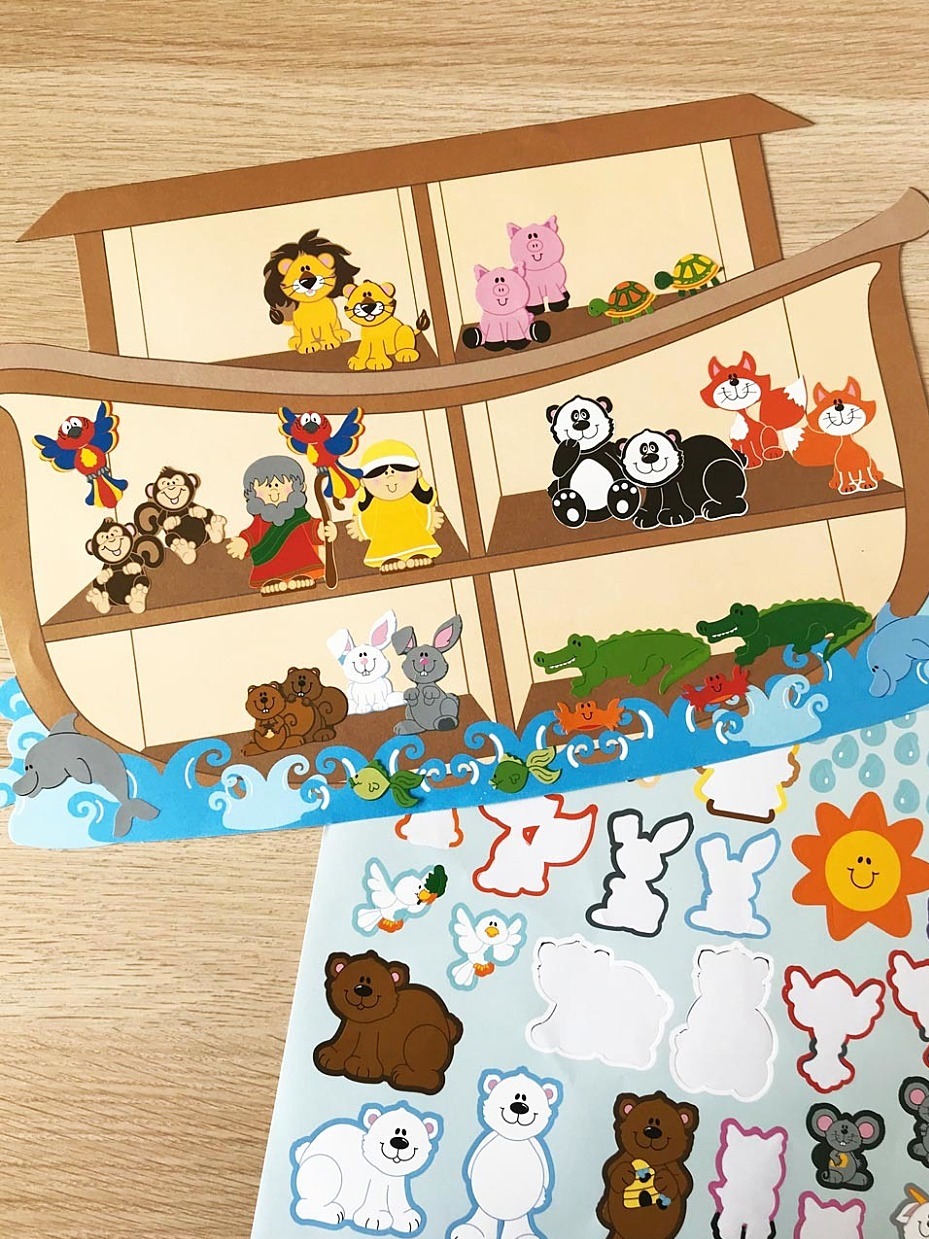 Giant Noah's Ark Sticker Scene