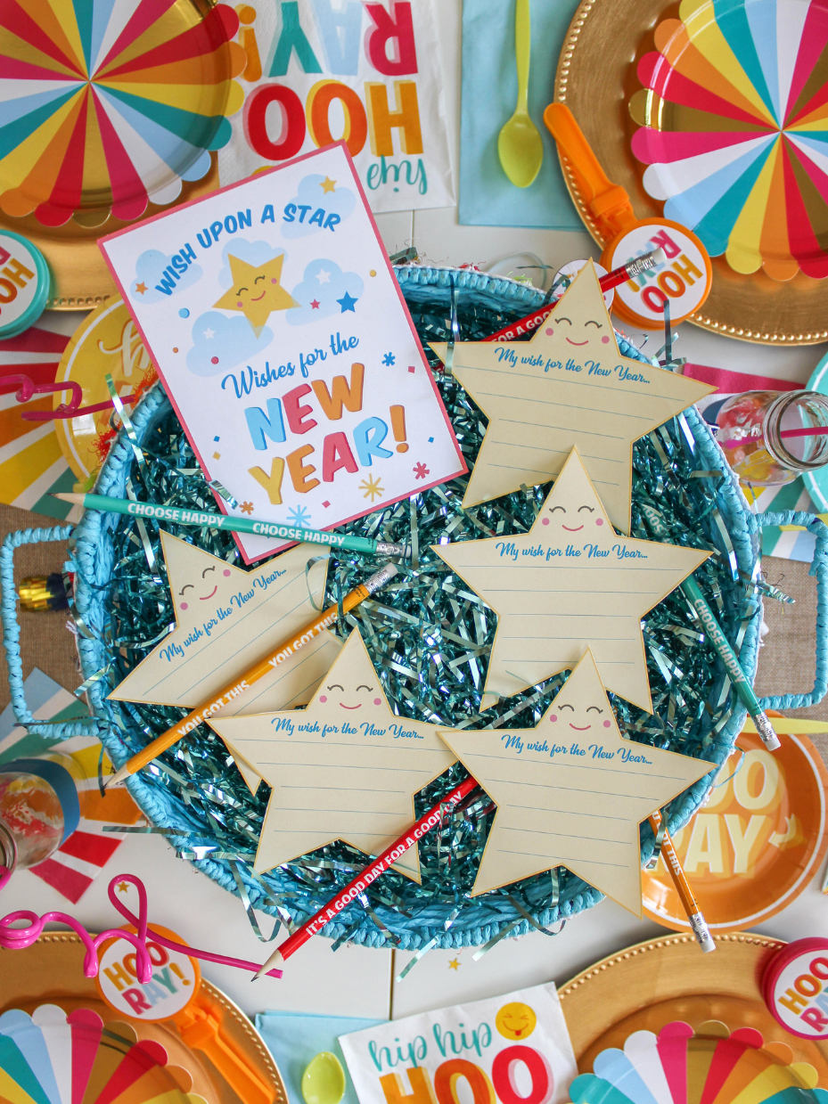 Sun Hats & Wellie Boots: Share New Year Wishes with homemade Wishing Stars