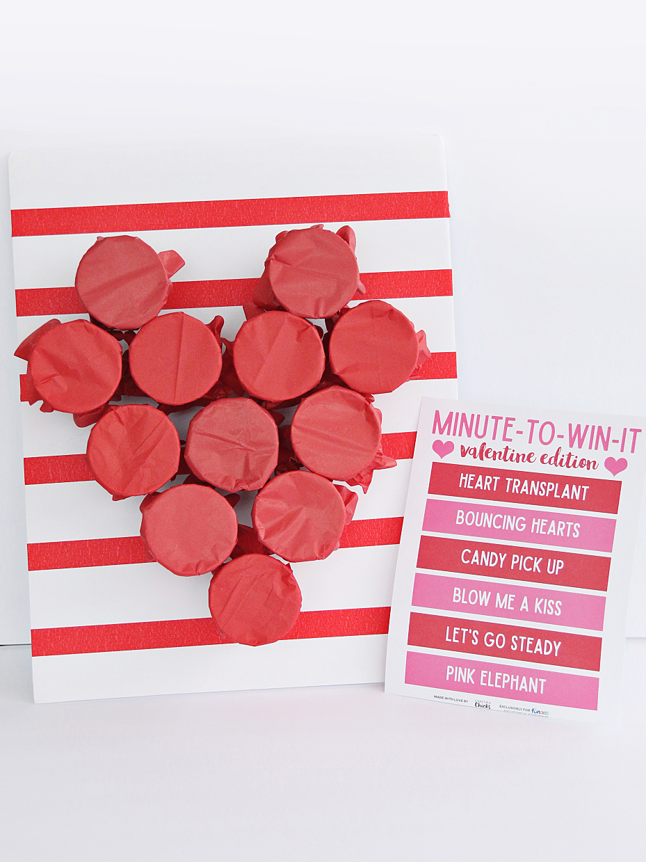 Valentine's Day Minute To Win It Games - Together as Family