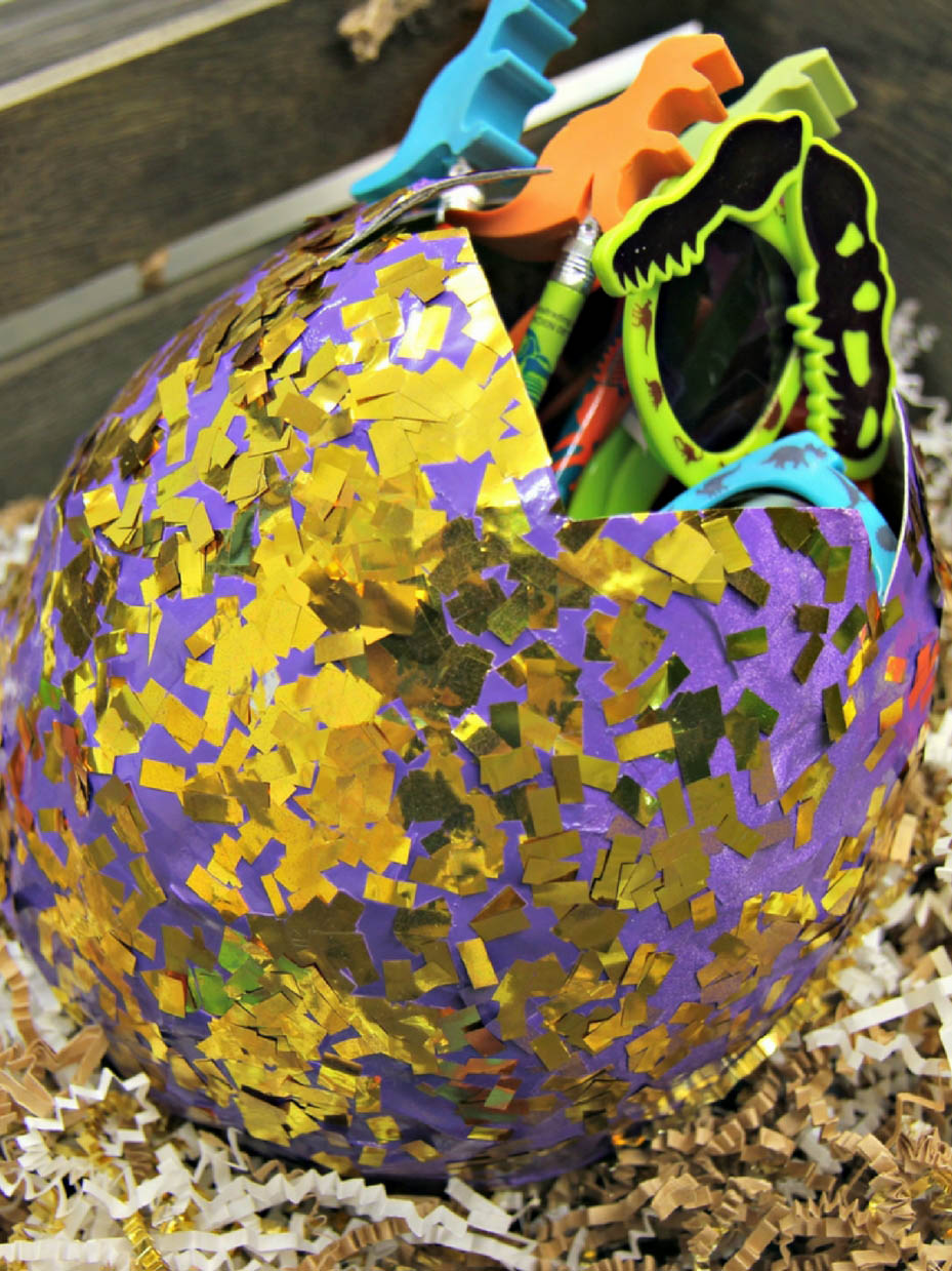 How to Create Paper Mache Dinosaur Eggs