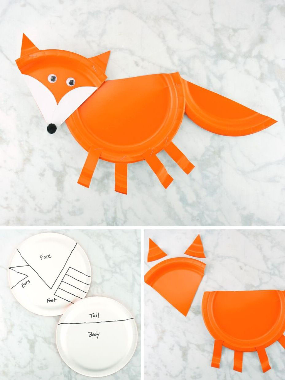 Fall Paper Plate Animal Crafts | Fun365