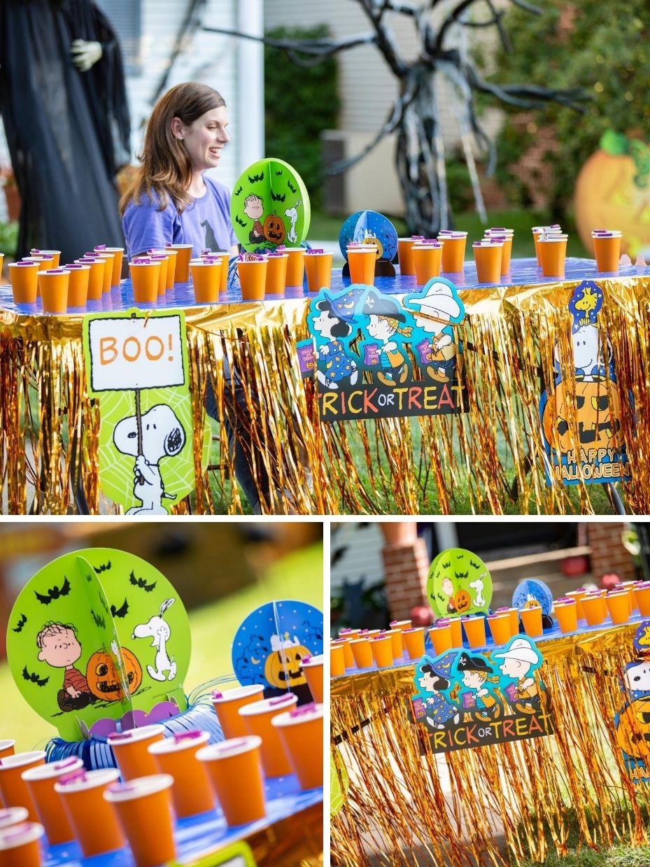 Peanuts Halloween Table