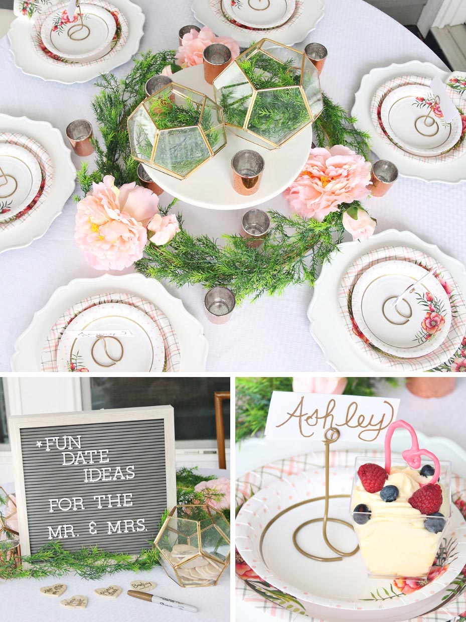 Plaid and Floral Bridal Shower