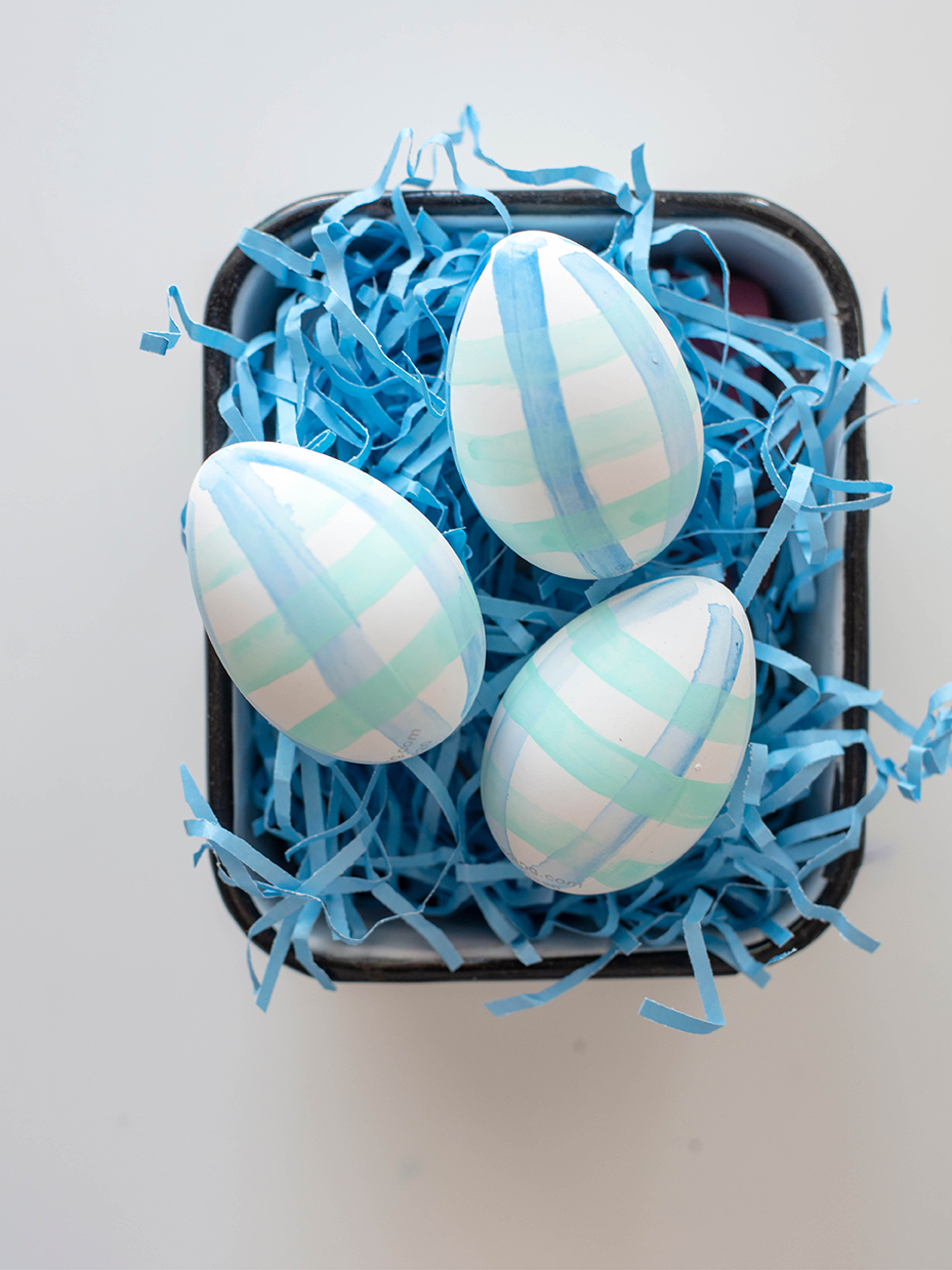 Plaid Easter Eggs