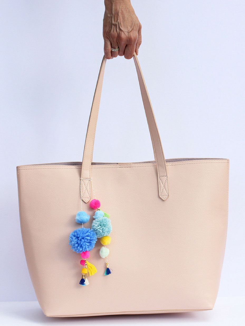 DIY Tassel Pom-Pom Charm