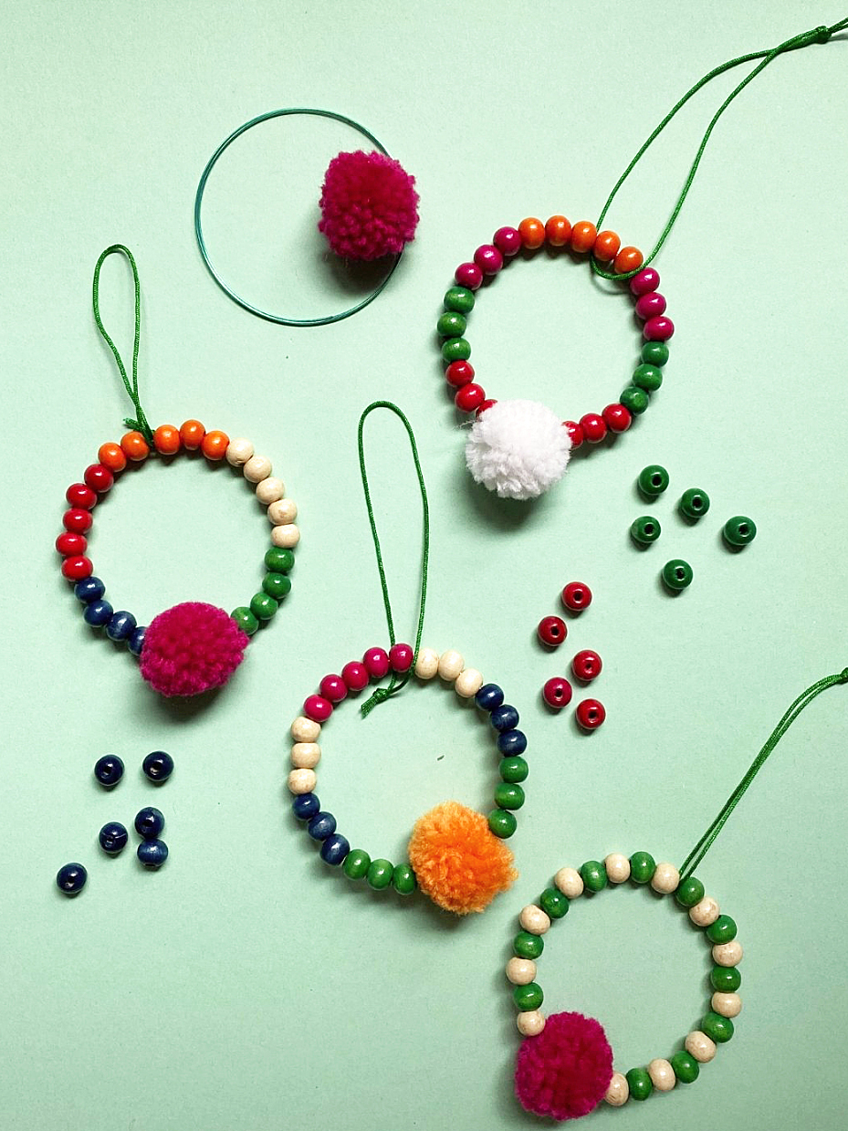 The Pom Pom Ornament craft that never ends - northstory + co.