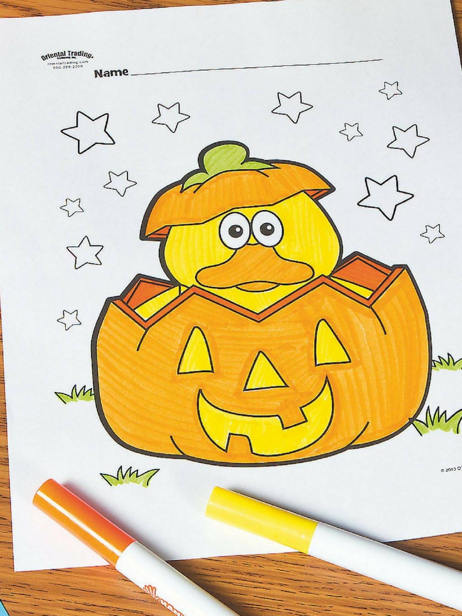 oriental trading halloween coloring pages