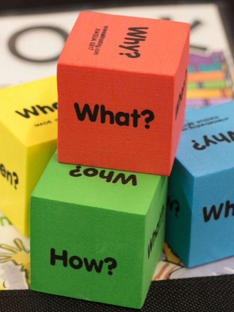 Comprehension Question Dice