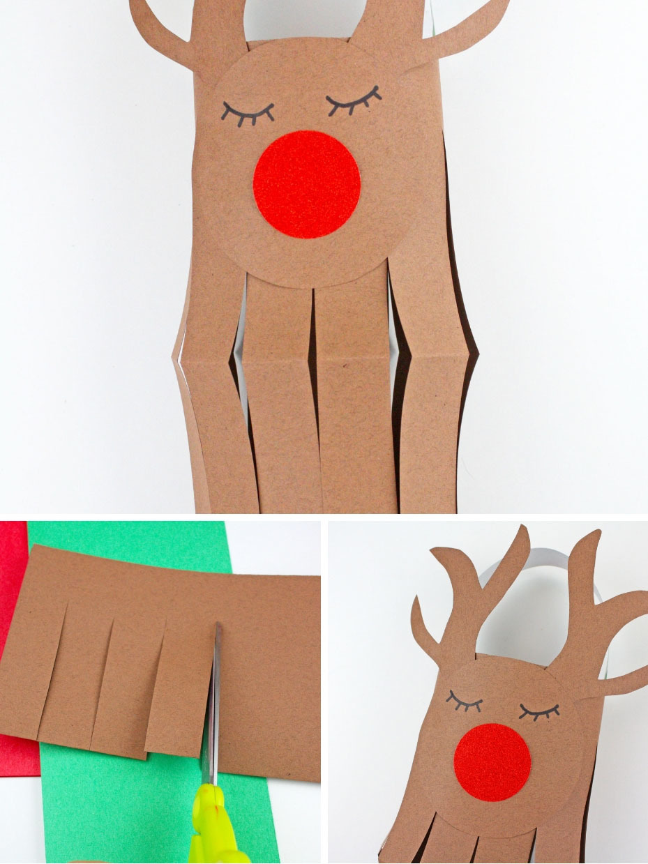 Christmas Character Paper Lanterns Craft | Fun365