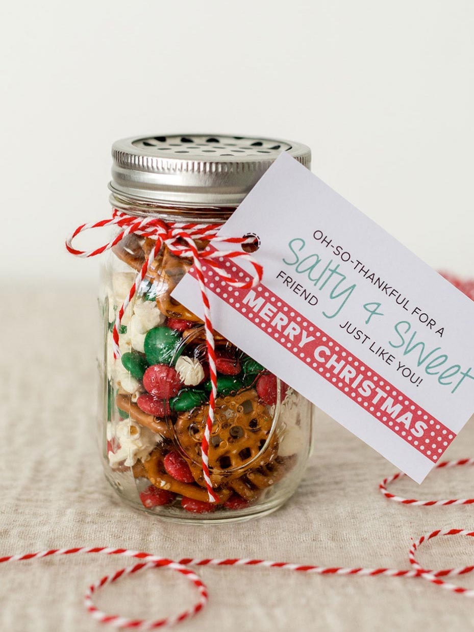 Salty & Sweet Holiday Snack Mix