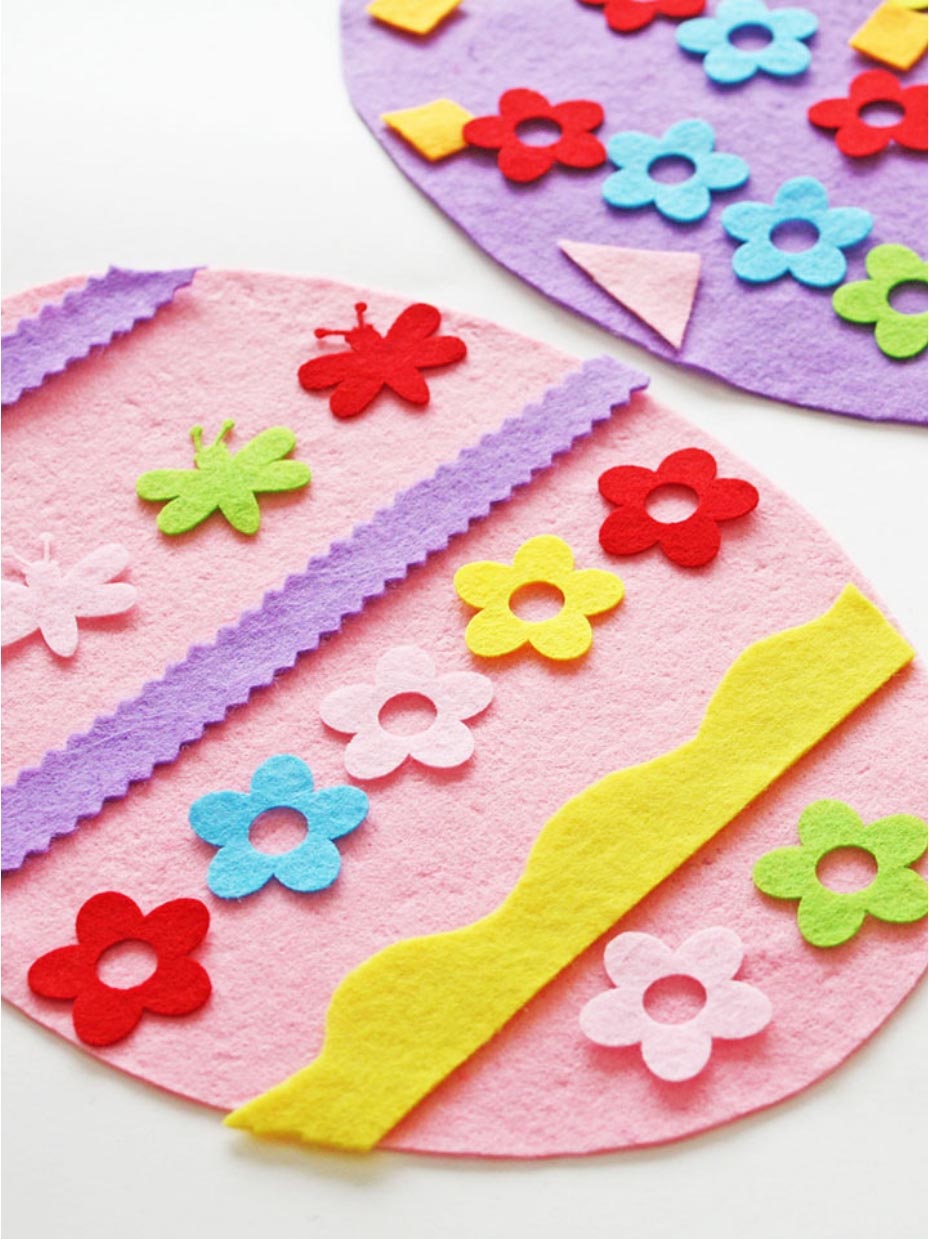 Simple Felt Easter Egg Activity