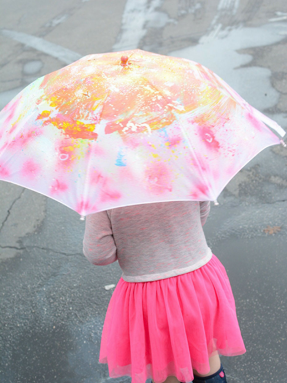 Creative DIY Painted Umbrellas