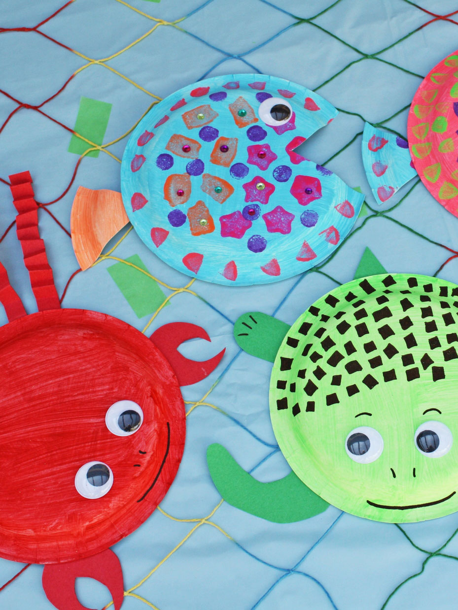 Paper Plate Sea Creatures