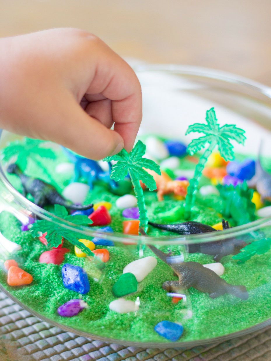 Make Your Own Dinosaur Terrariums