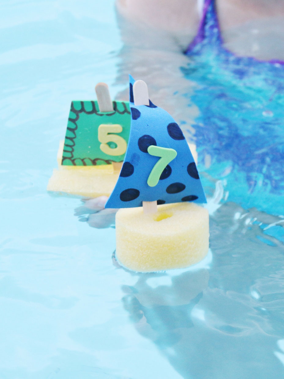 Pool Noodle Boats Kid Craft