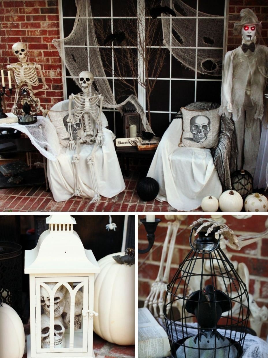 Halloween Haunted Mansion Front Porch