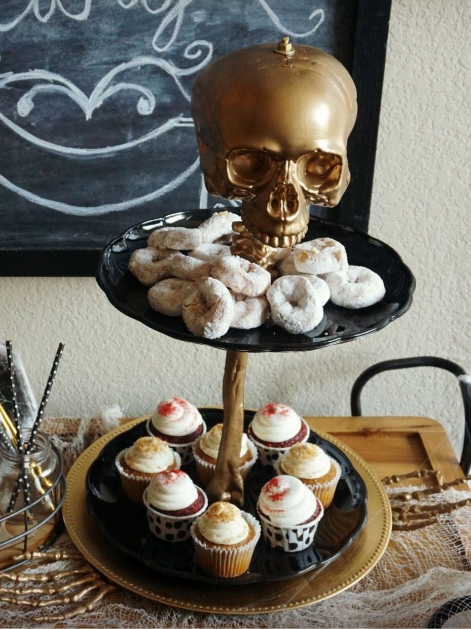 DIY Skull Serving Tray