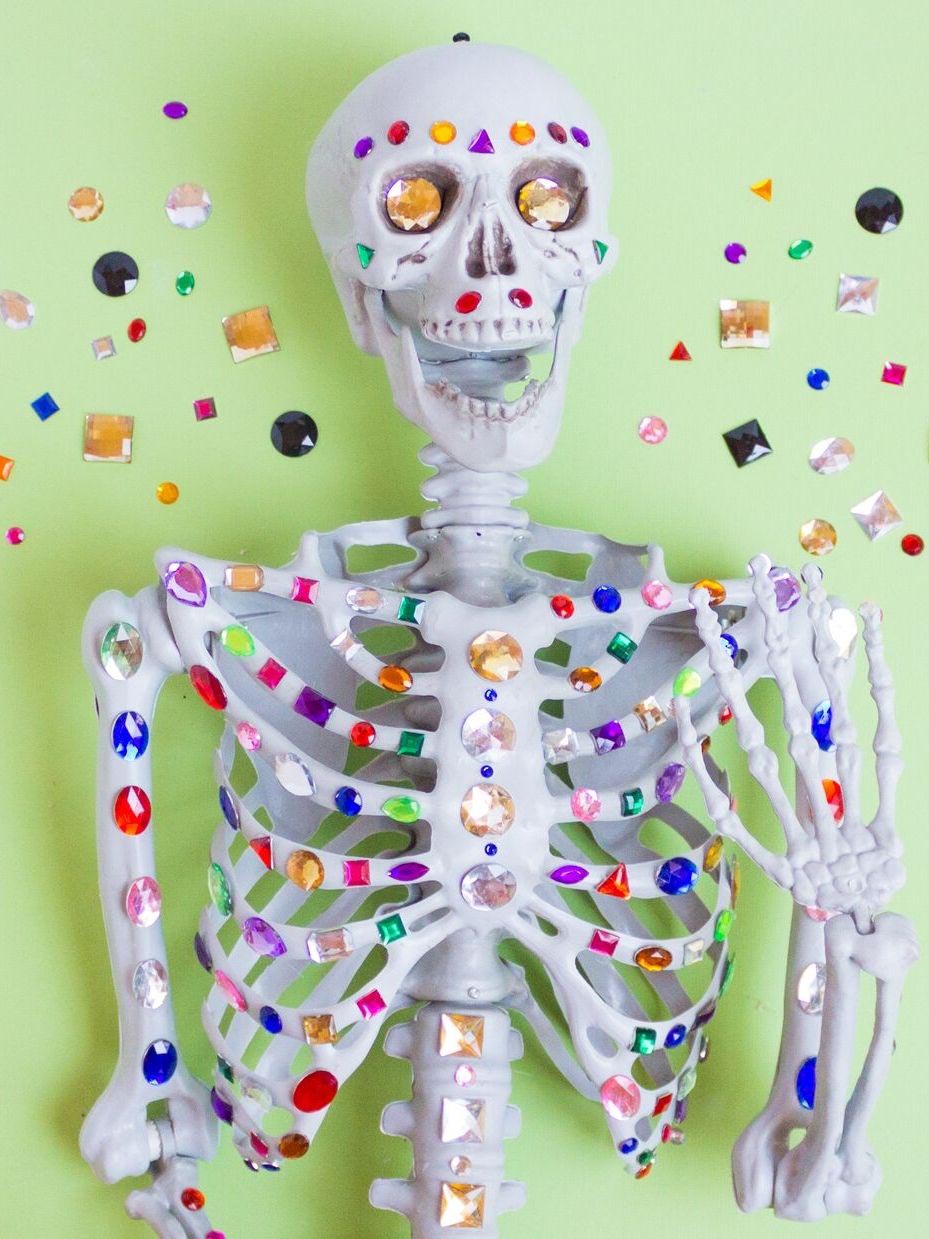 34 Sets Human Skeleton Body DIY Dolls Pendants Jewelry Making Charms Crafts 