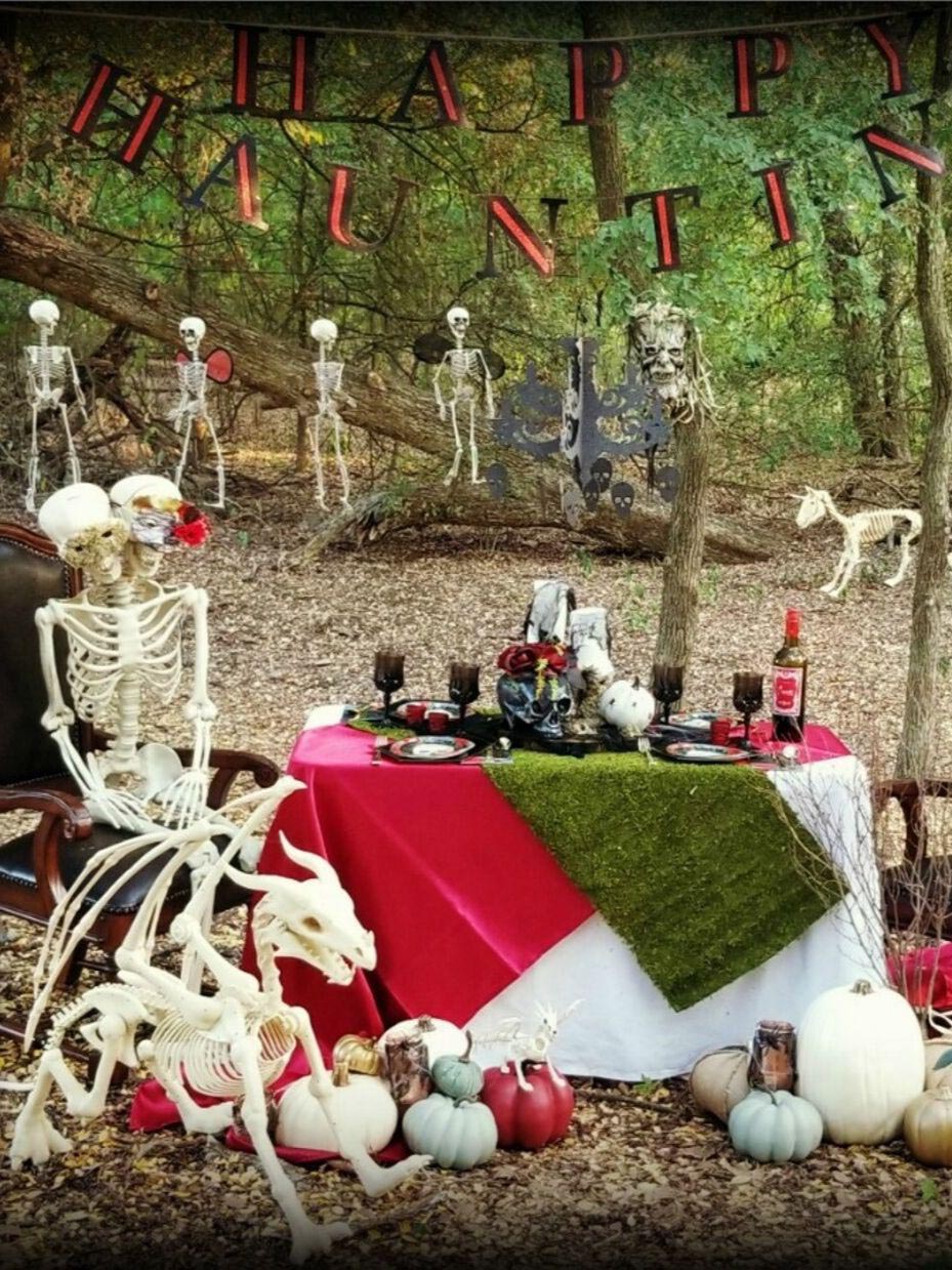 Happy Haunting Skeleton Dinner Party