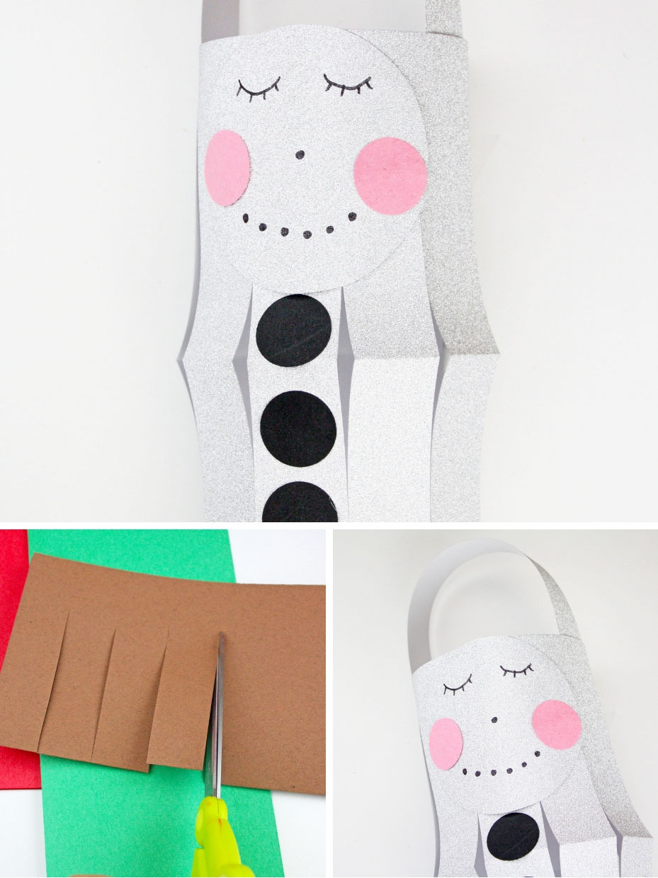 Christmas Character Paper Lanterns Craft