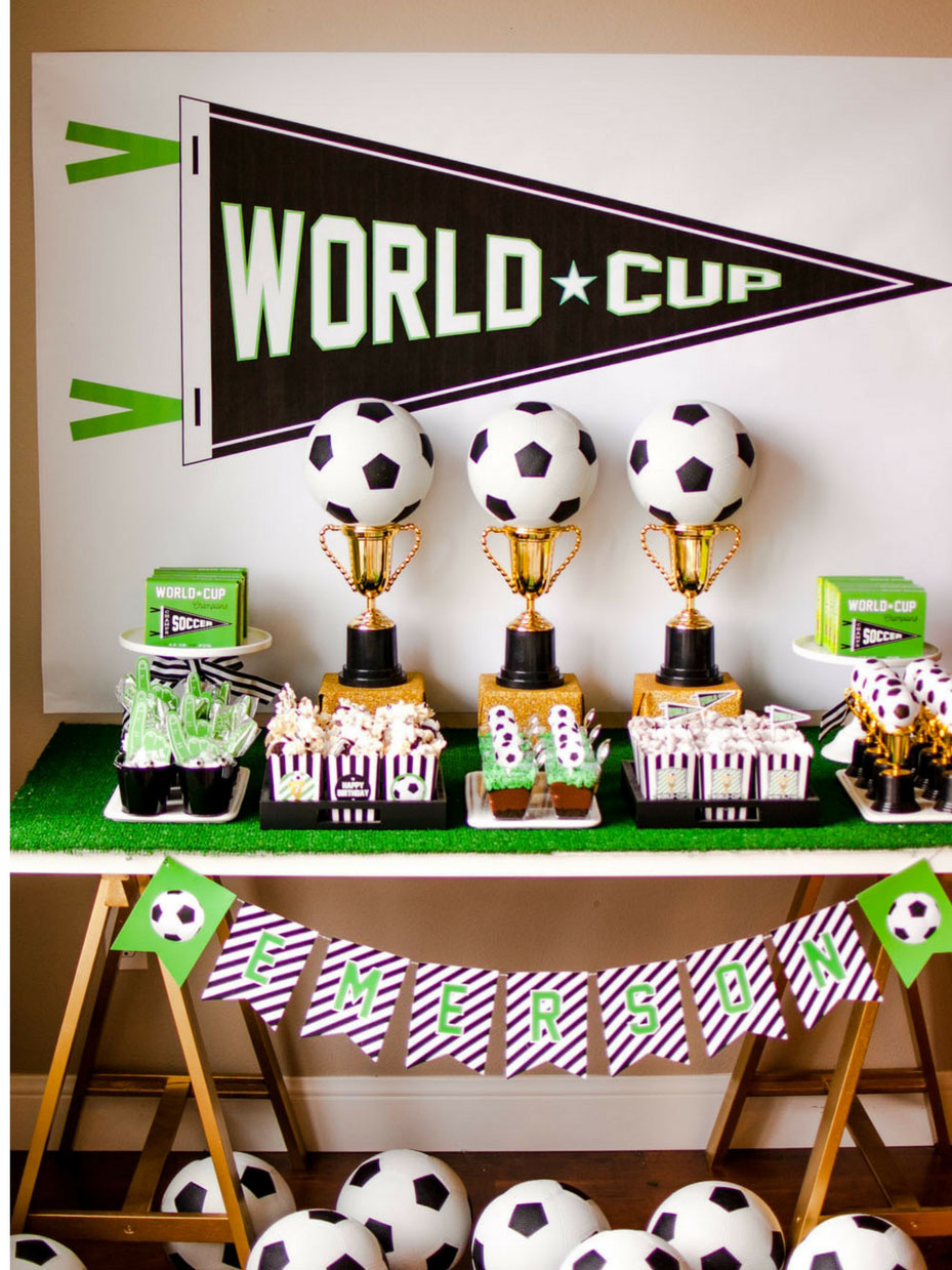 Soccer Themed Birthday Party