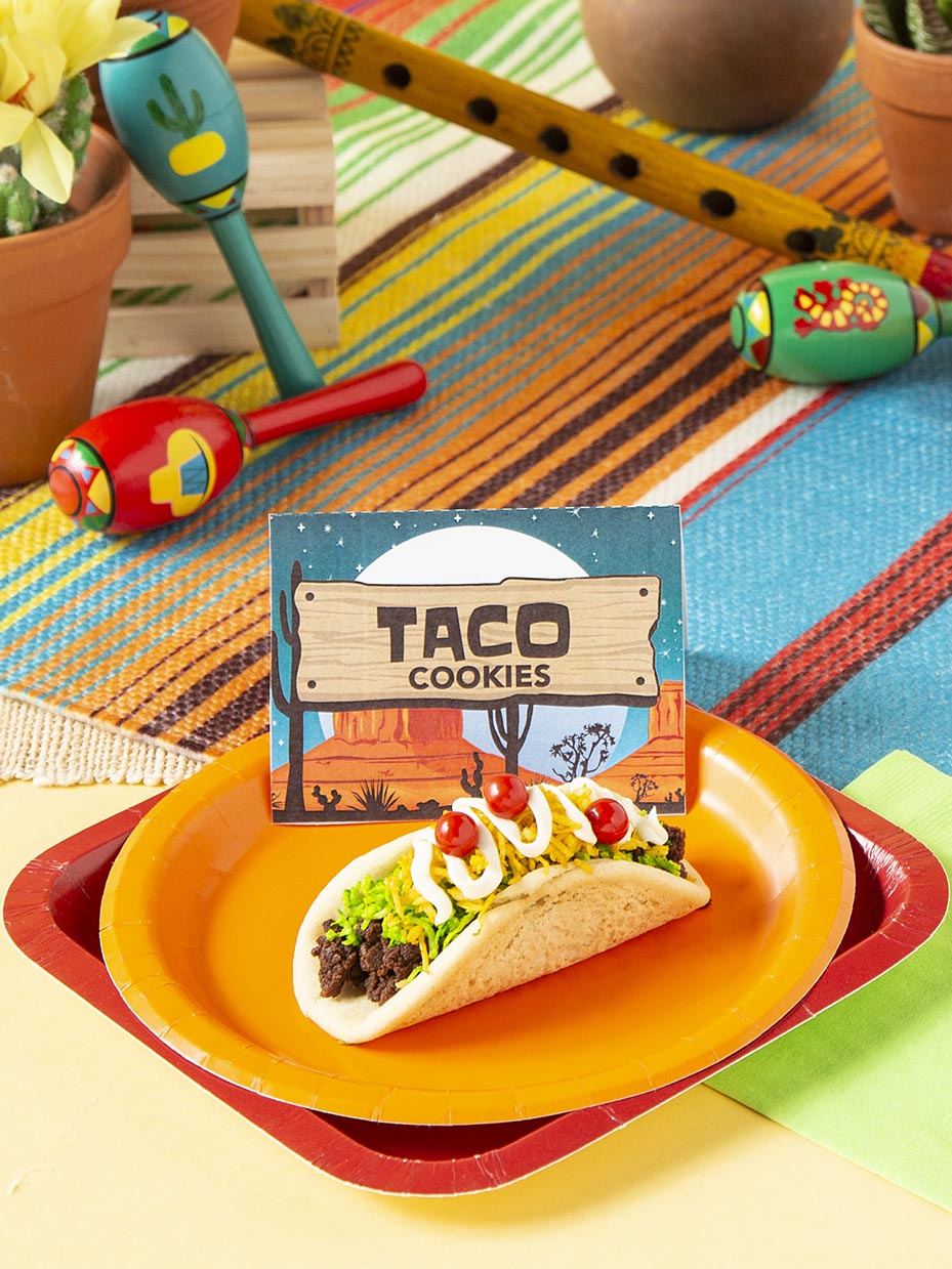 Southwest Taco Cookies Idea