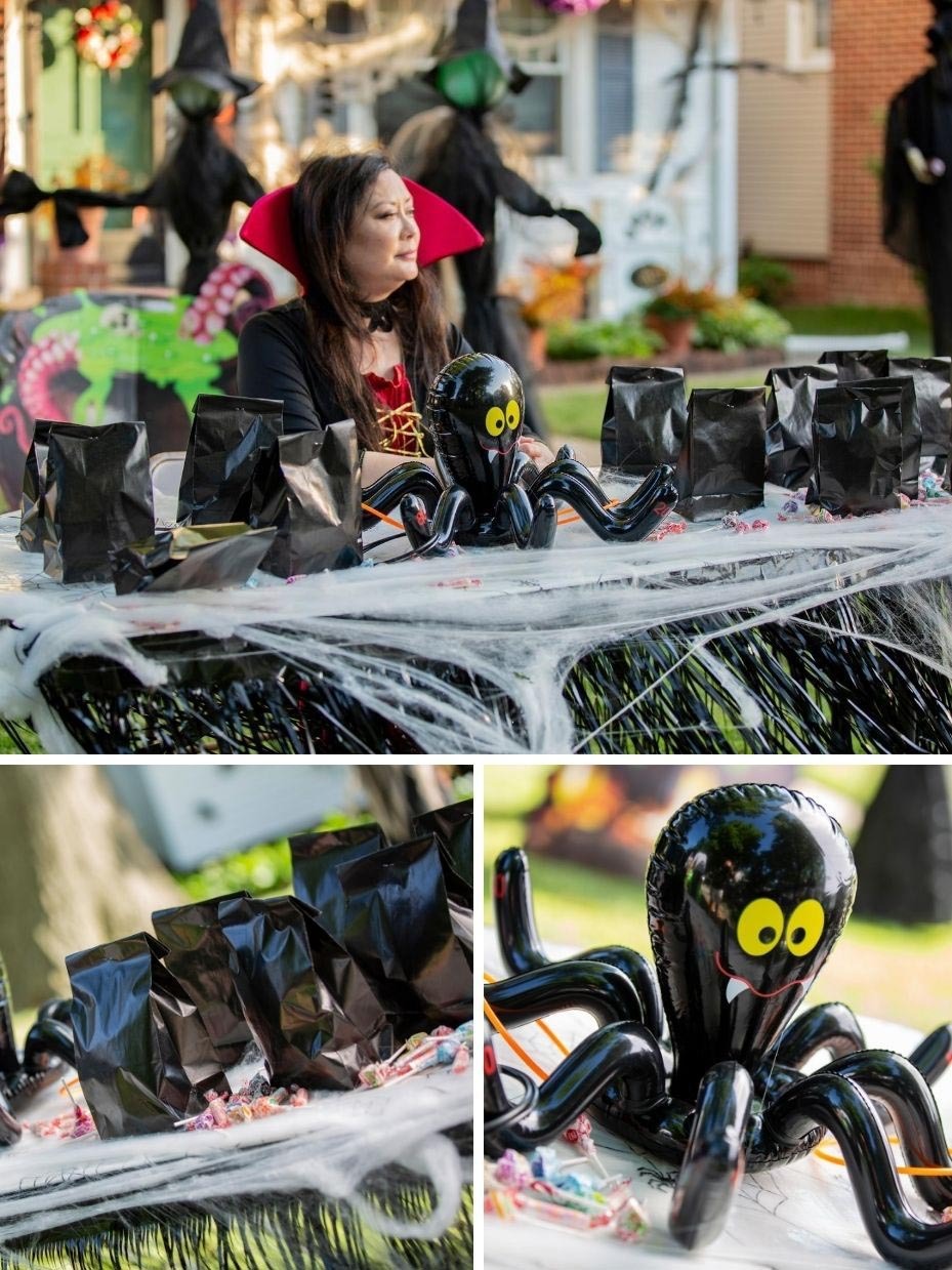 Spider Halloween Table