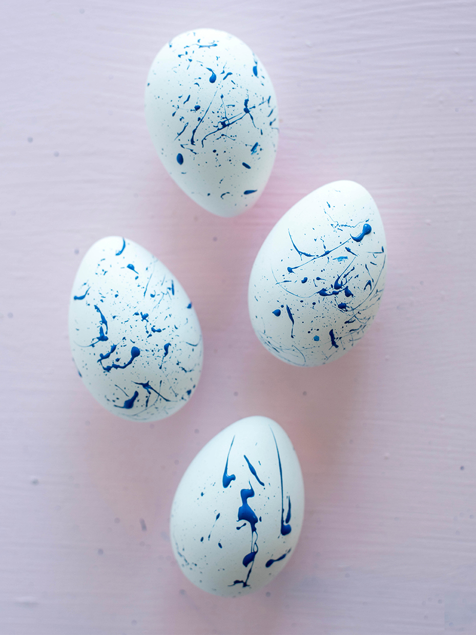 Splatter Easter Eggs