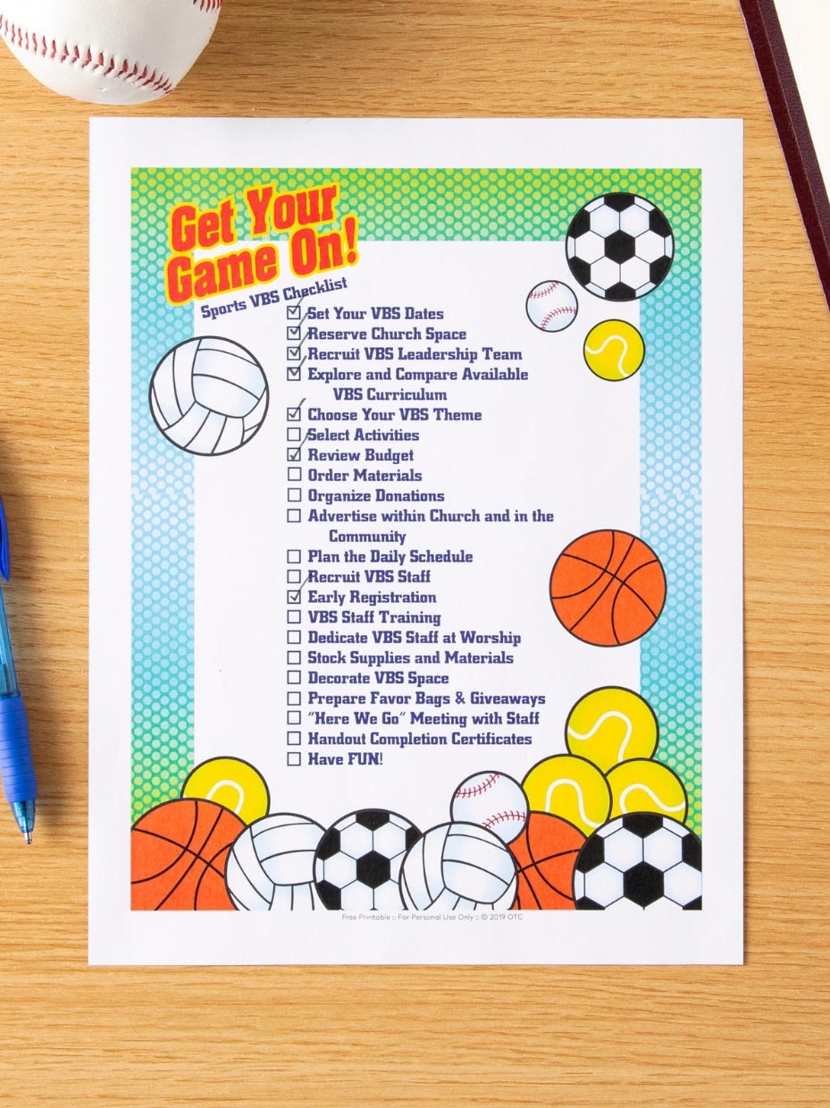 Pin on VBS SPORTS THEME