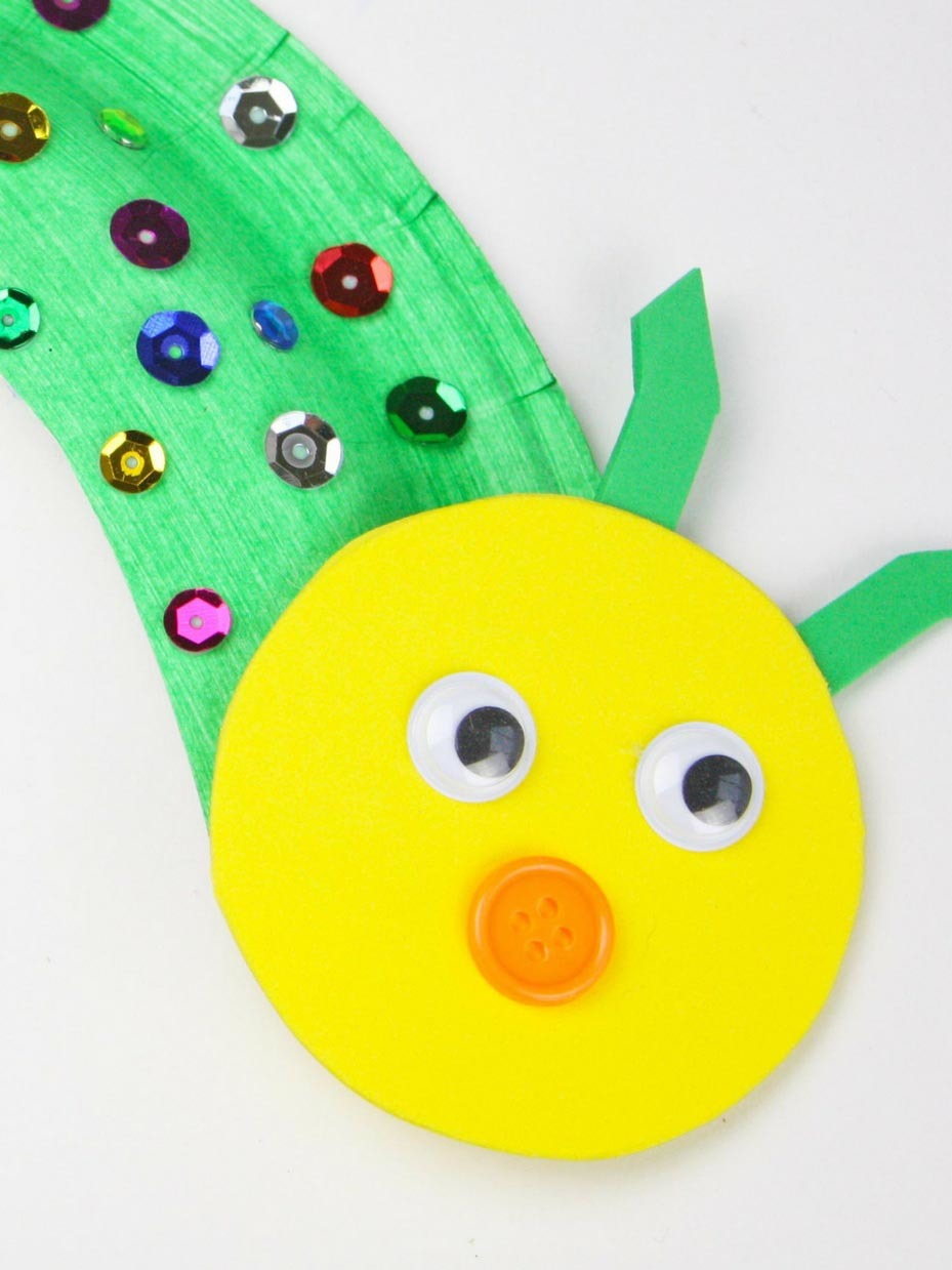 Caterpillar Paper Plate Craft