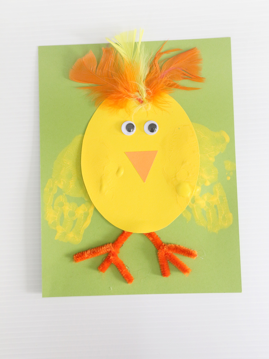 Chick Handprint Kids Craft