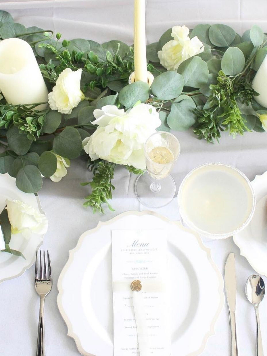 French Chateau-Inspired Centerpiece