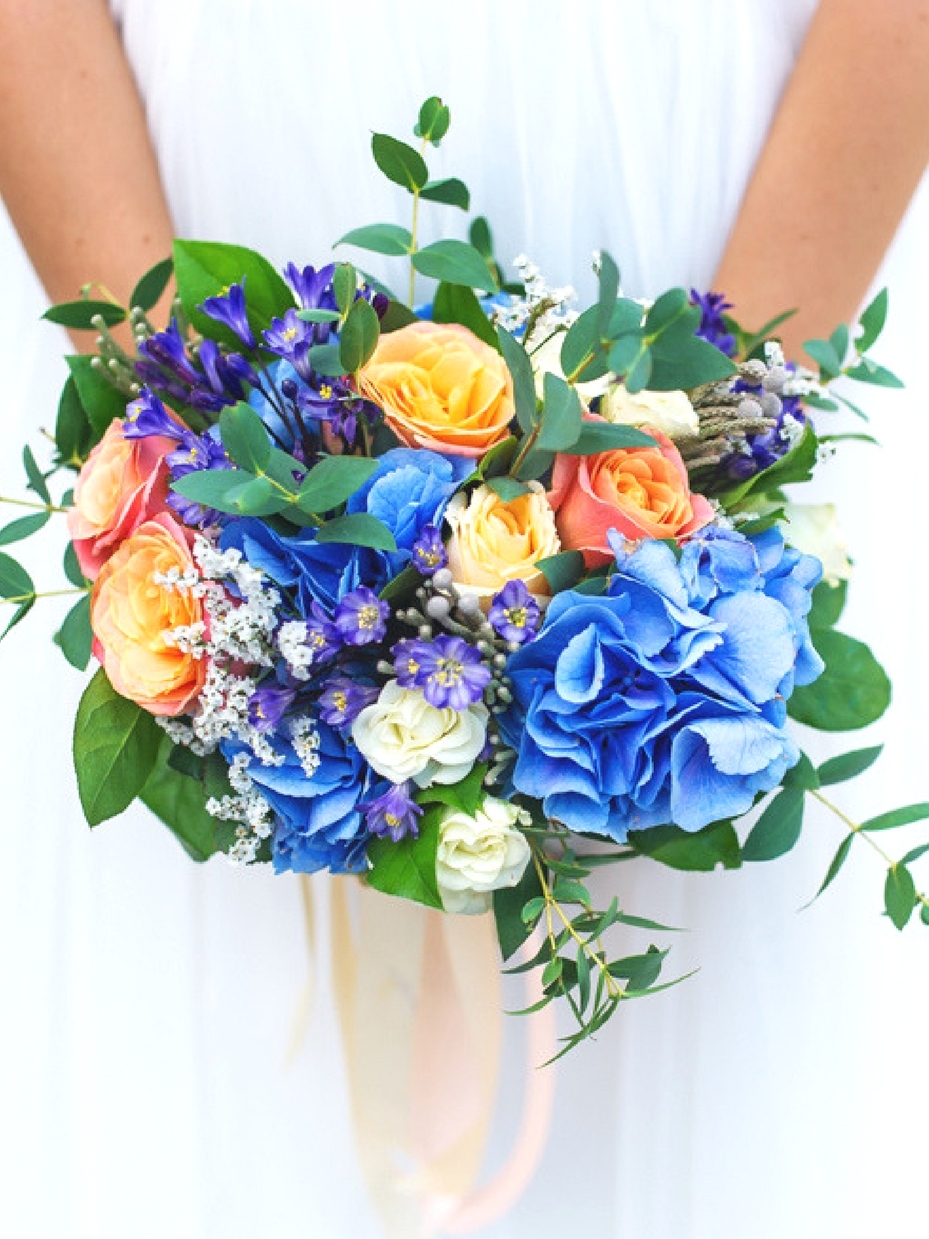 Blooms in Blue