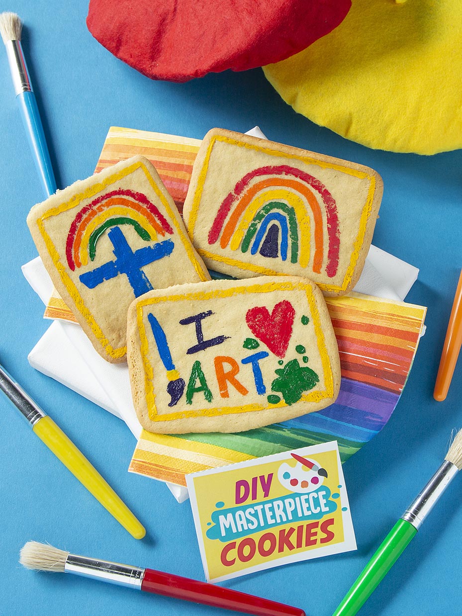 DIY Masterpiece Cookies Idea