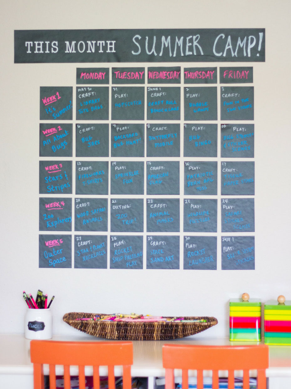 Summer Themed Camp Crafts Activities