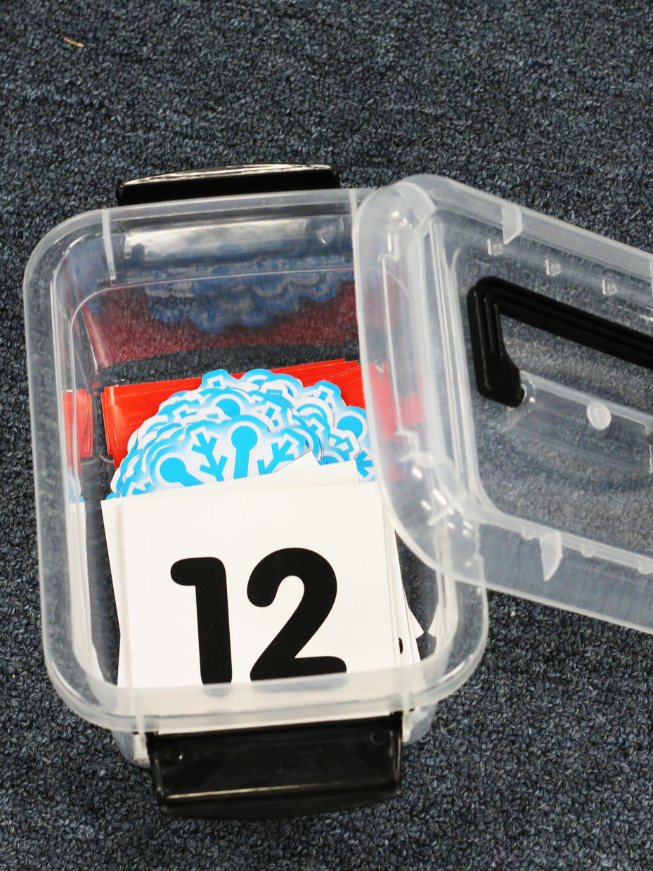 Storing Small Classroom Materials