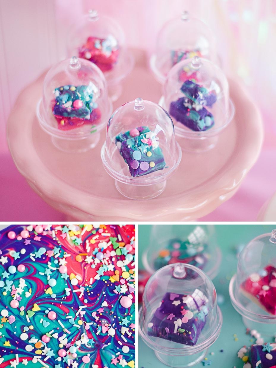 Swirled Unicorn Fudge