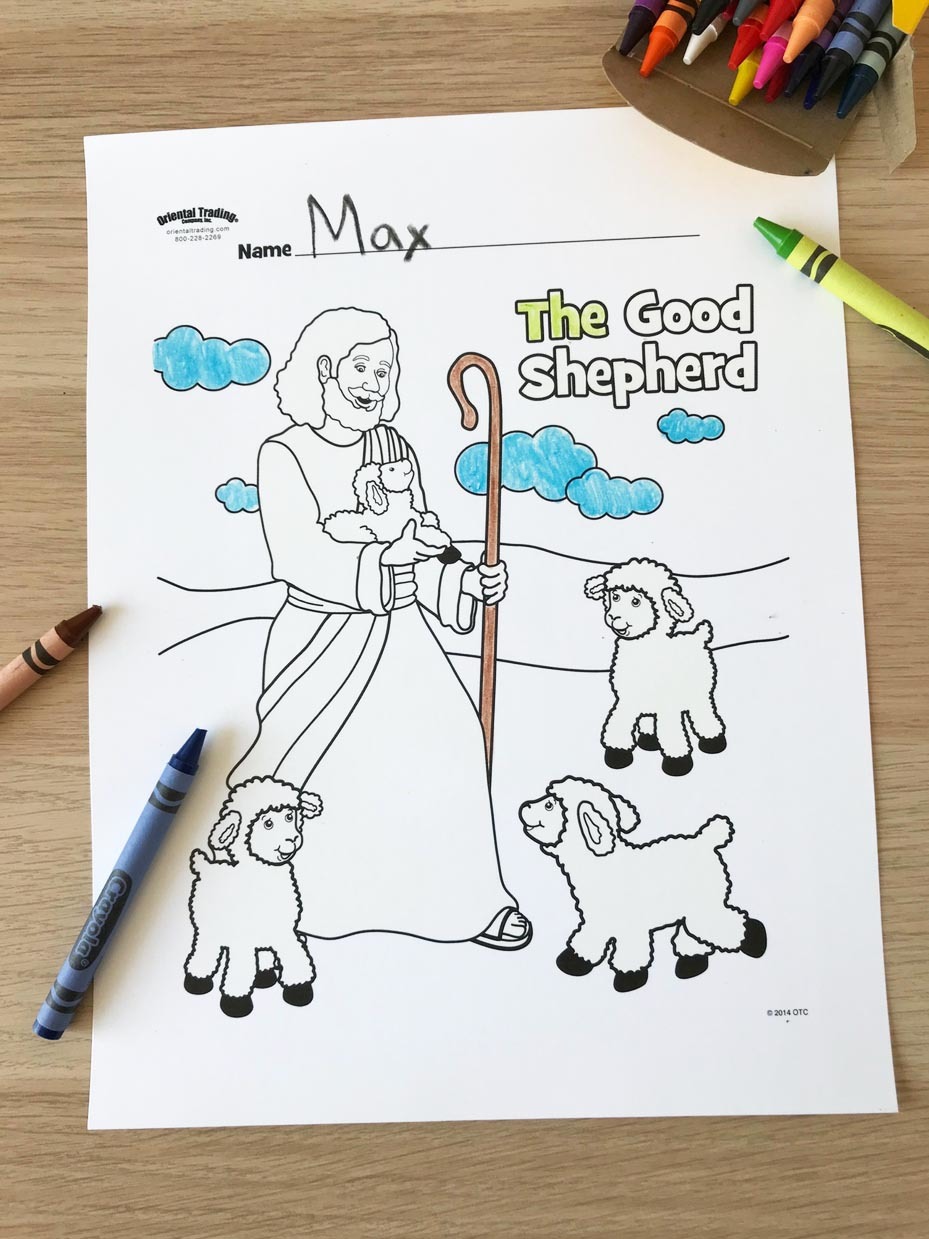 The Lord Is My Shepherd Coloring Page