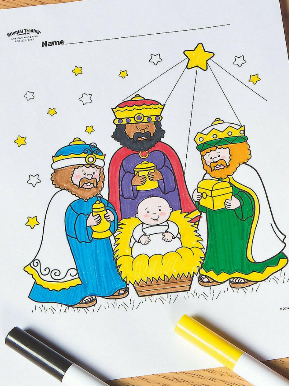 Free Christmas Sunday School Coloring Pages Fun365