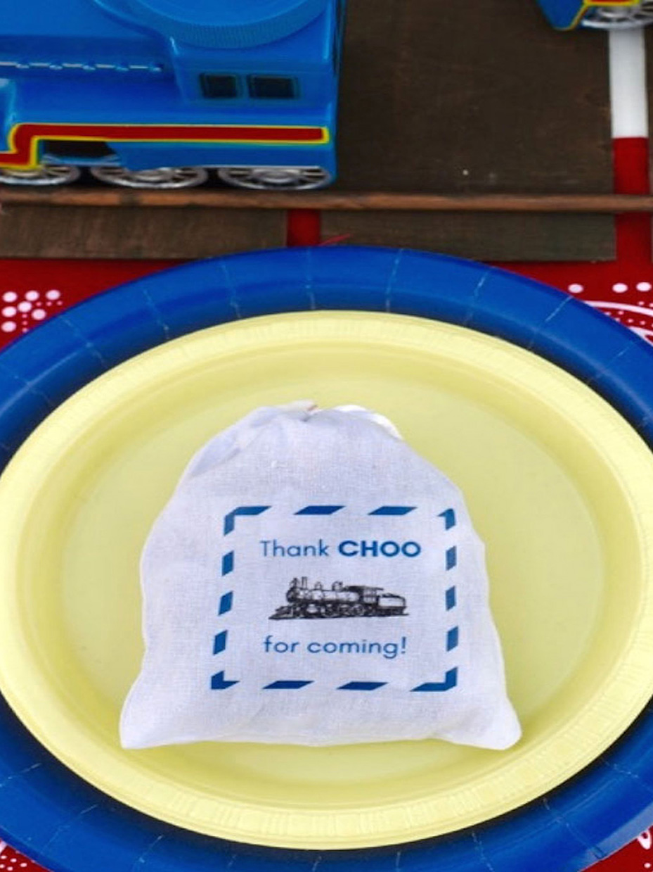 Train Party Favor Bags
