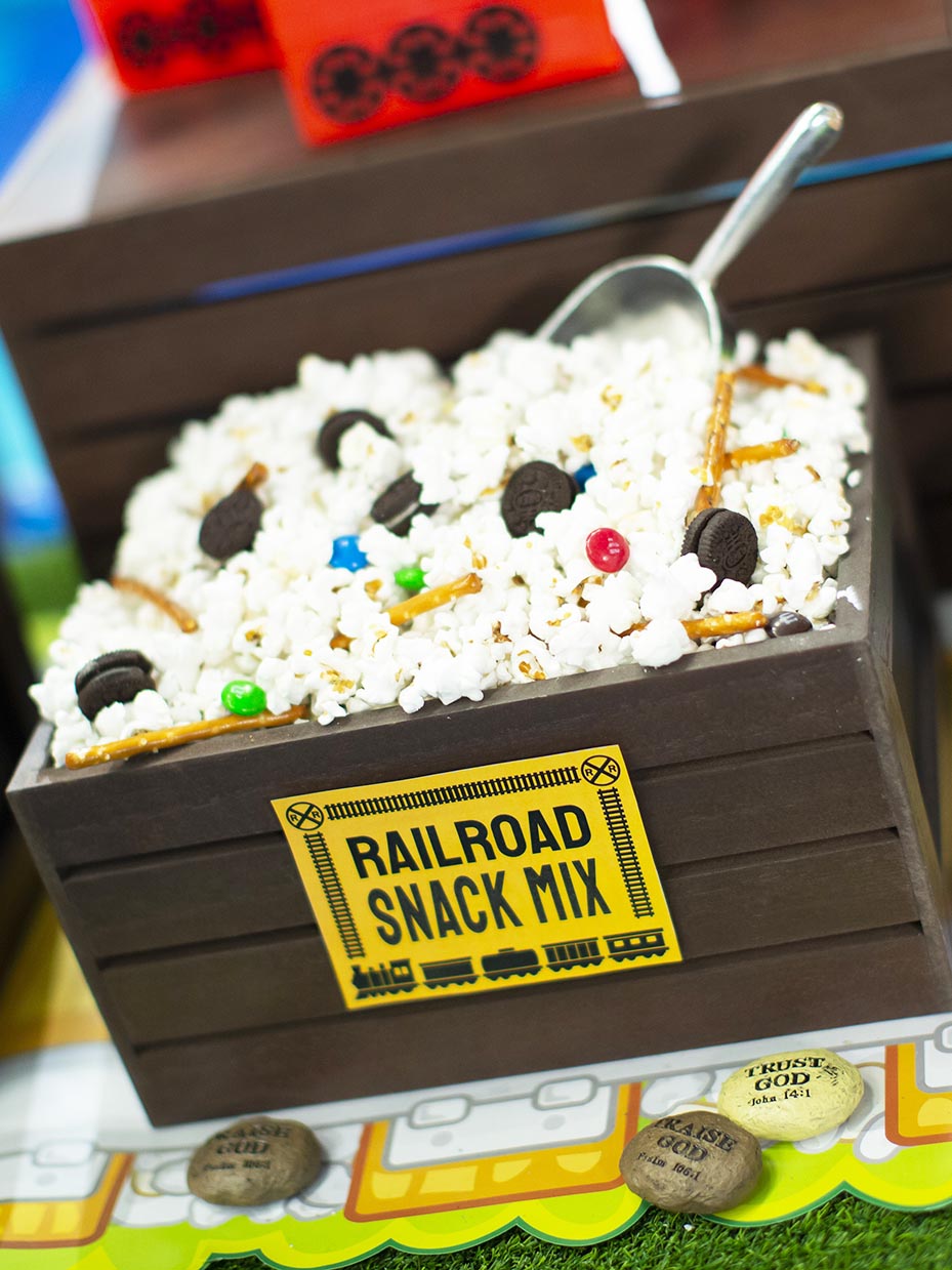 Railroad Snack Mix Idea