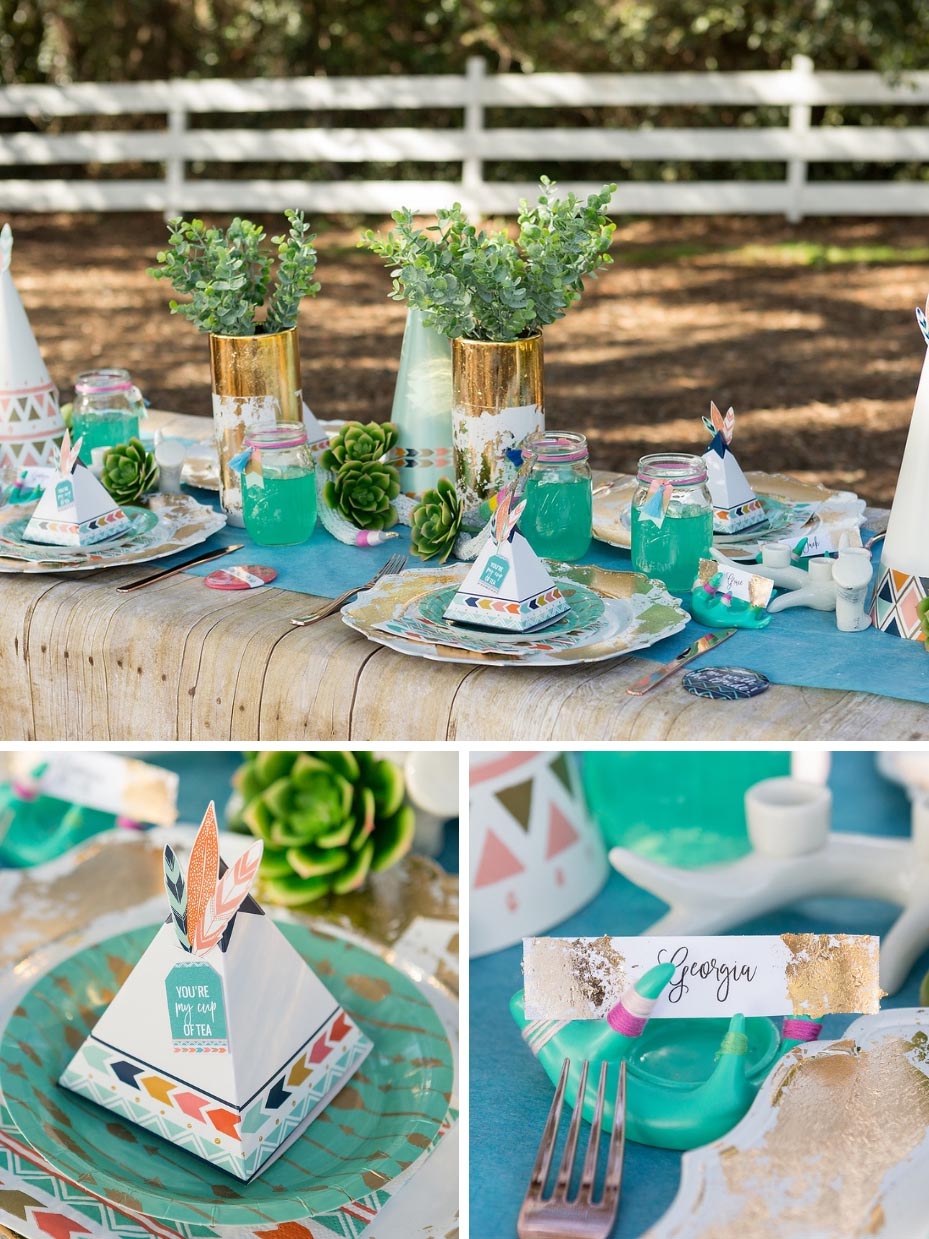 Turquoise Tribal Bridal Shower