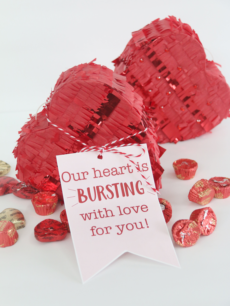 Pinata Heart Valentine Gift