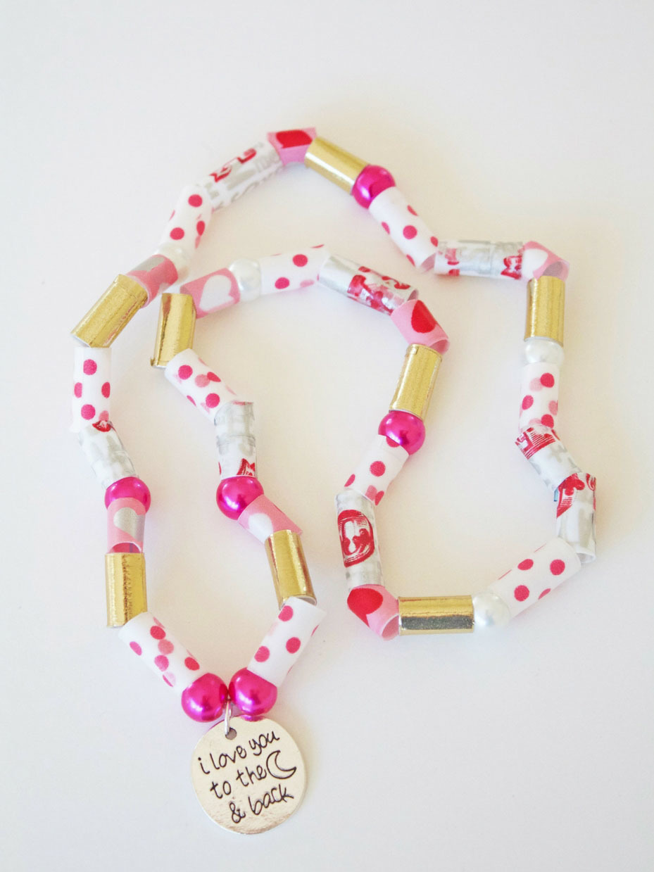 Valentine Jewelry Kids Craft