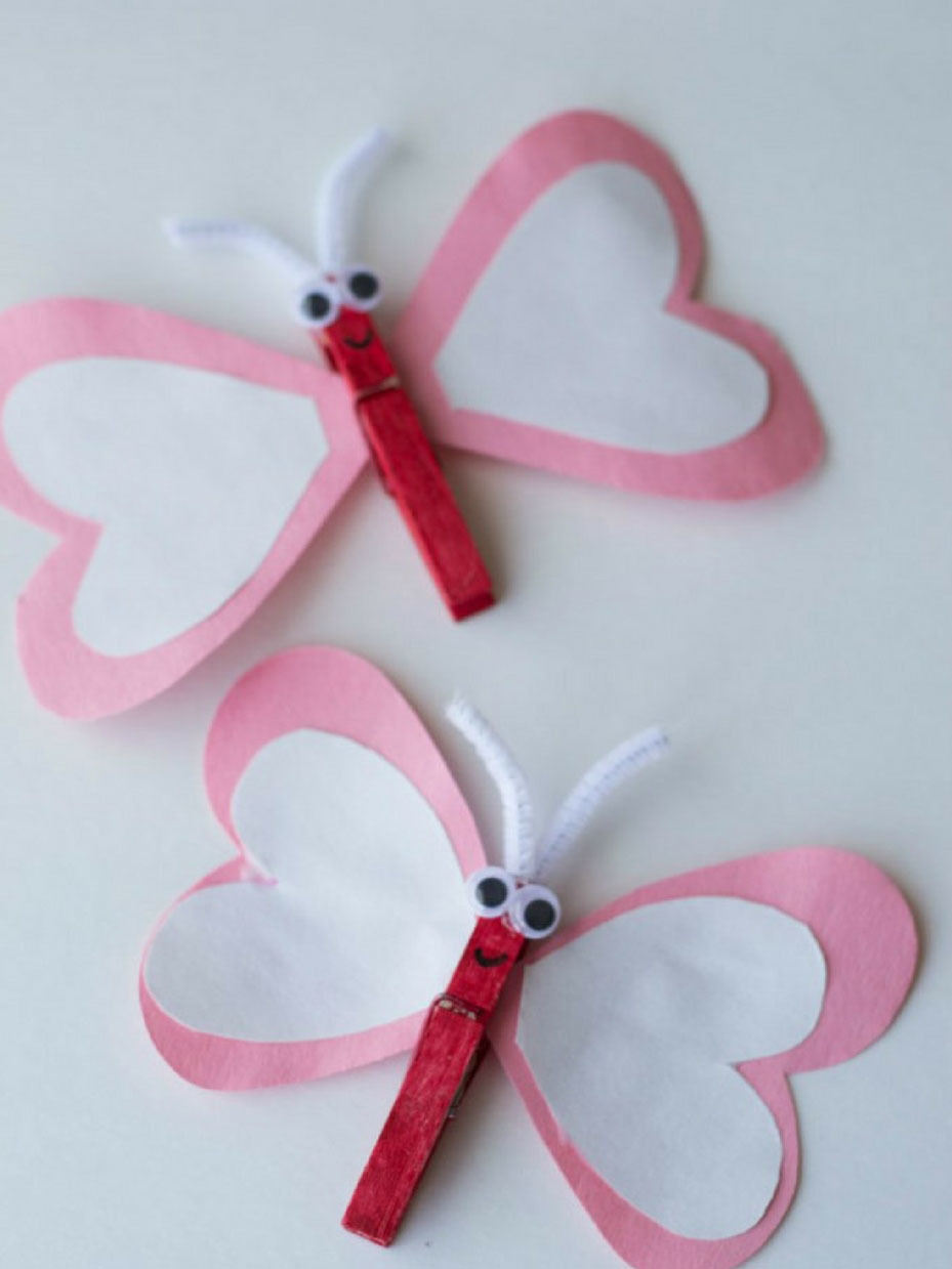 Heart Butterfly Craft