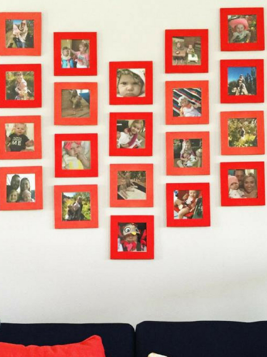 DIY Gallery Wall Heart