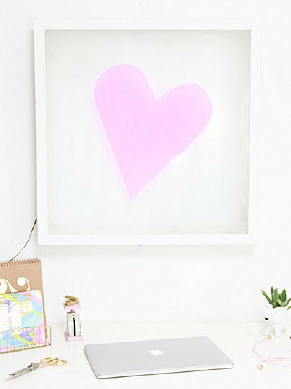 Heart Art Light Box