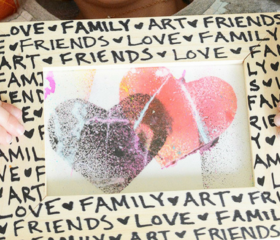 Framed Art Hearts