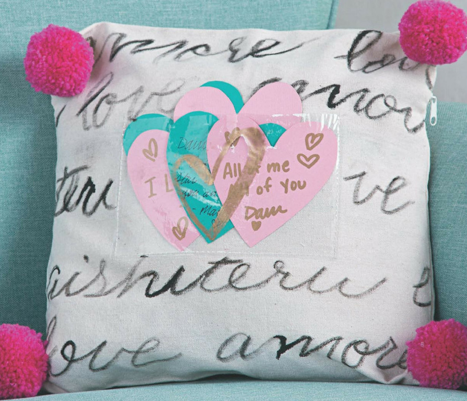 Love Notes Canvas Pillow