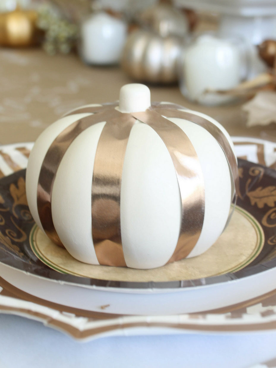 DIY Washi Tape Pumpkins